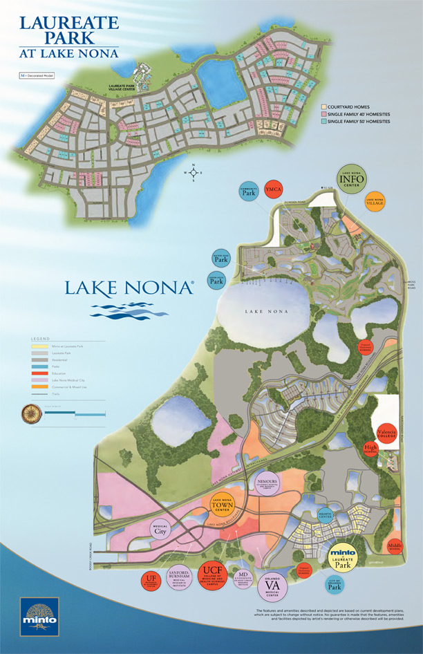 Laureate Park At Lake Nona Community Plan Orlando Homes Minto