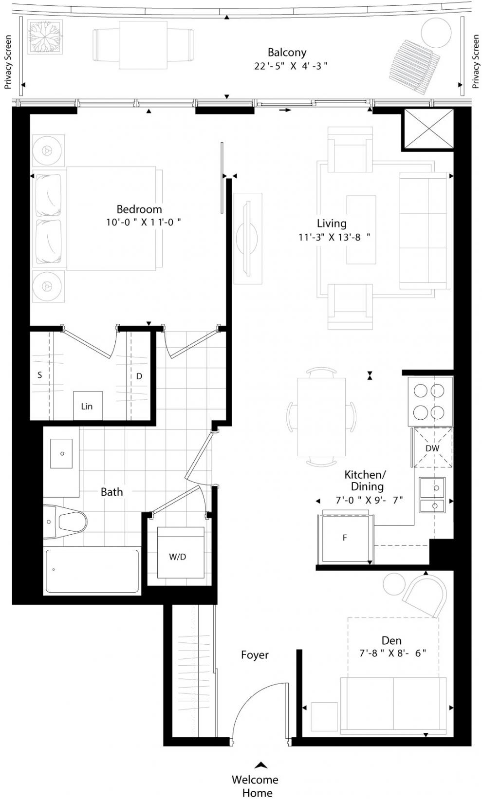 682 square feet 1