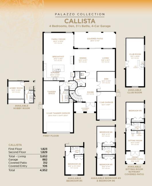 Olympia Callista Furnished Model New Homes In