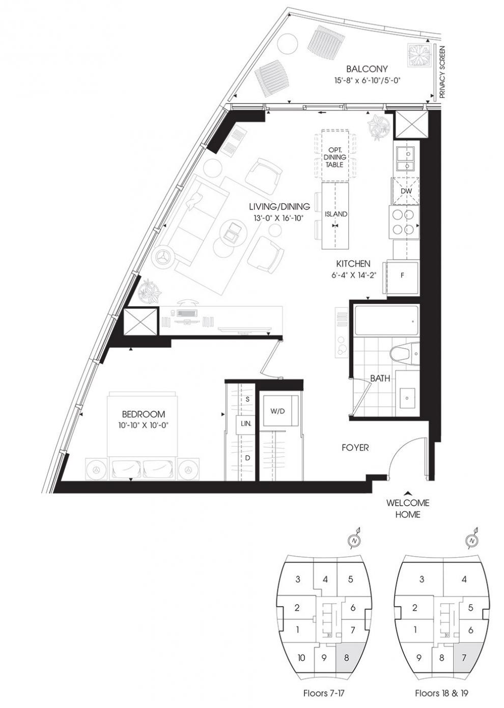 661 square feet 1