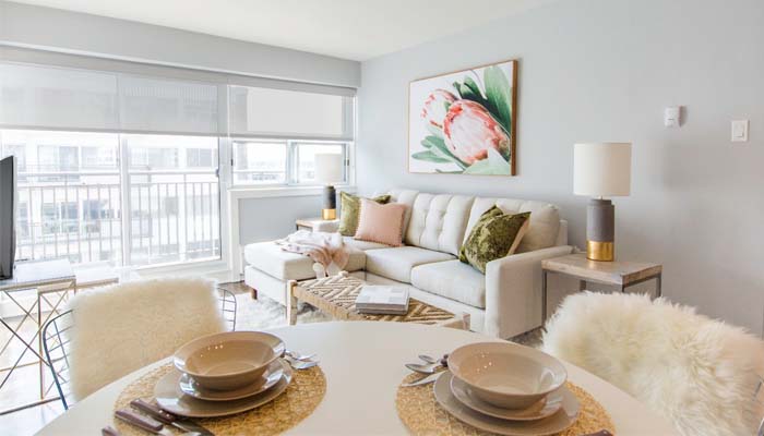 Living Room at James and Gilmour