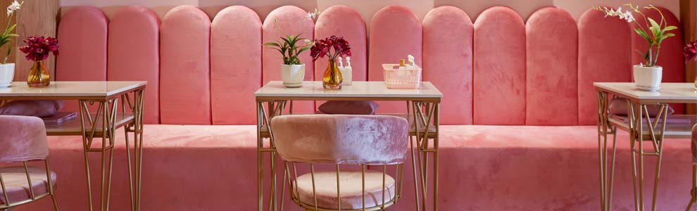 Tables in a nice restaurant