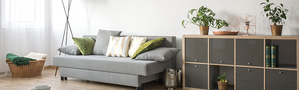 A small, but decorated apartment