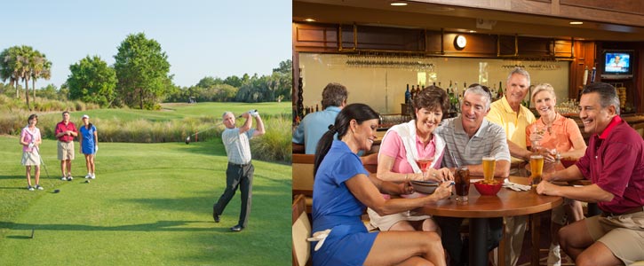 Four Golf Courses from Beginners to Low-Handicappers and Professionals