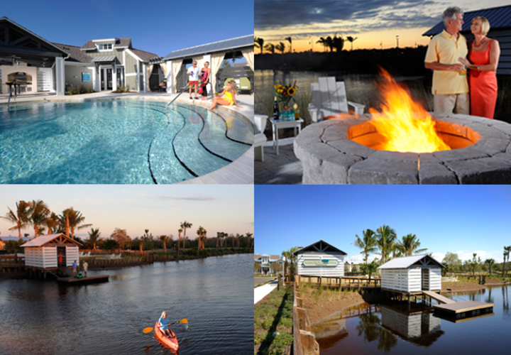 Unwind at the end of the day by the water at Harbour Isle on Anna Maria Sound