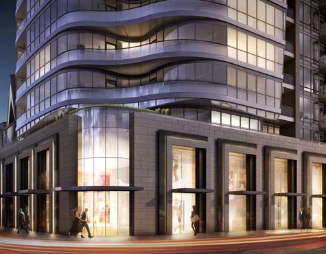 At Cumberland Street and Bellair Street, Minto Yorkville Park is 25 storeys high, now on sale