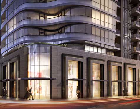 At Cumberland Street and Bellair Street, Minto Yorkville Park is 25 storeys high, now on sale