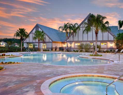 TwinEagles clubhouse in Naples, Florida