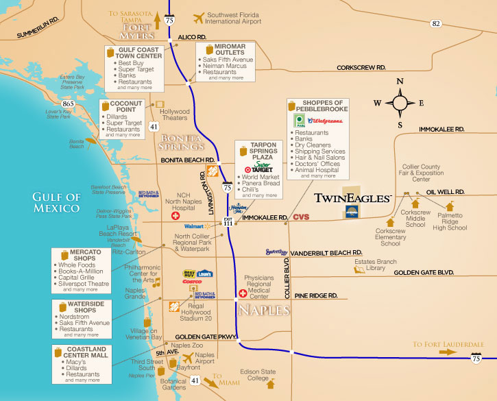 TwinEagles Location New Homes In Naples, Florida Minto