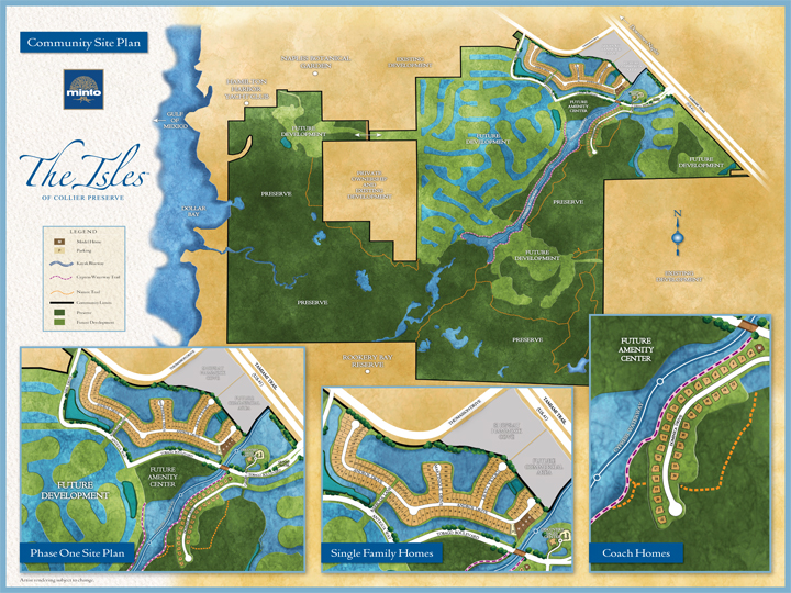 The Isles Of Collier Preserve Community Plan Florida Homes Minto