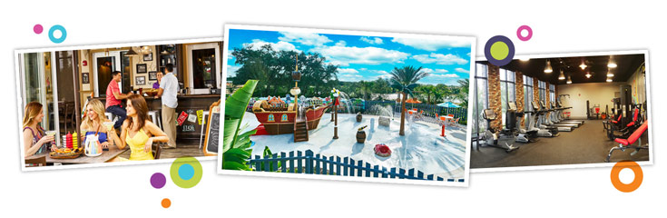 Residents enjoying resort-style vacation living at Festival in Davenport, Florida