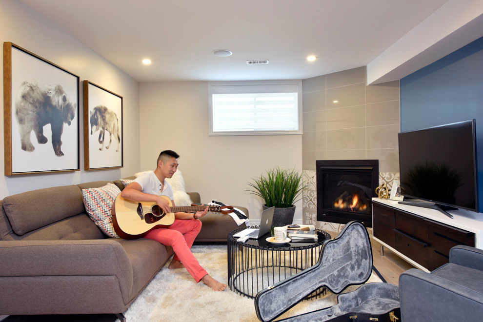 Monterey, Executive Townhome - Basement