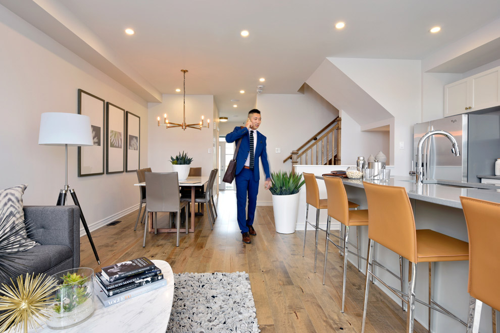 Monterey, Executive Townhome - Living Room